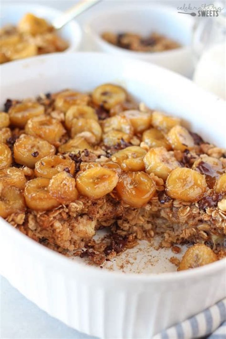 Banana Oatmeal - Celebrating Sweets