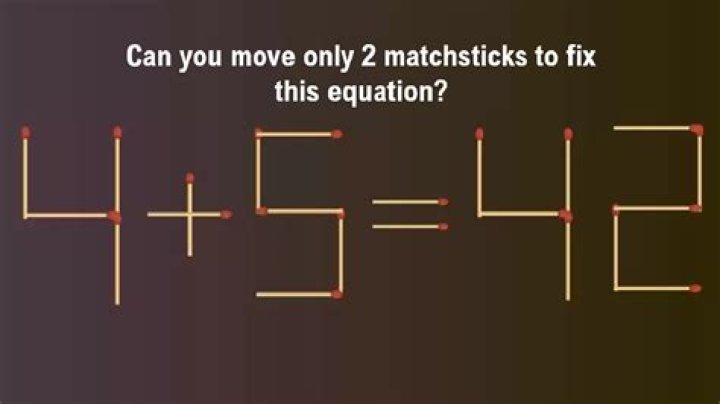 Brain Challenge: Only High IQ People Can Solve This By Moving 2 Matchsticks… - SarkariResult