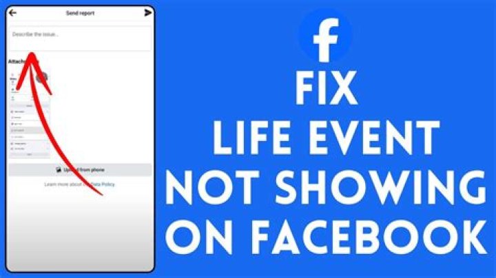 How to Fix Life Event Not Showing on Facebook? - SarkariResult