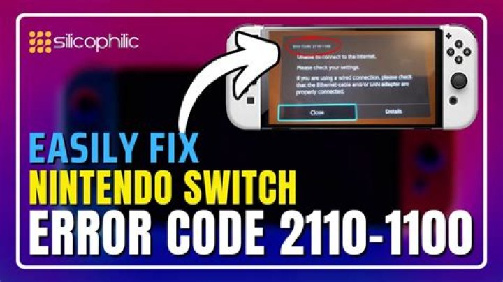 How to Fix Nintendo Switch Error Code 2110-1100? Check Out Here - SarkariResult