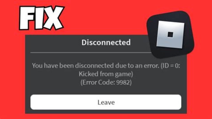 How to Fix Roblox Error Code 9982? - SarkariResult