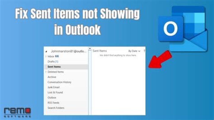 How To Fix Sent Items Not Showing In Outlook? Sent Items Not Showing In Outlook 365, How To Recover Missing Sent Emails In Outlook? - SarkariResult