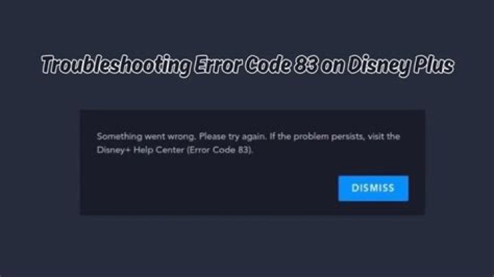 How to Fix / Solve Disney Plus Something Went Wrong Error Code 83 - SarkariResult