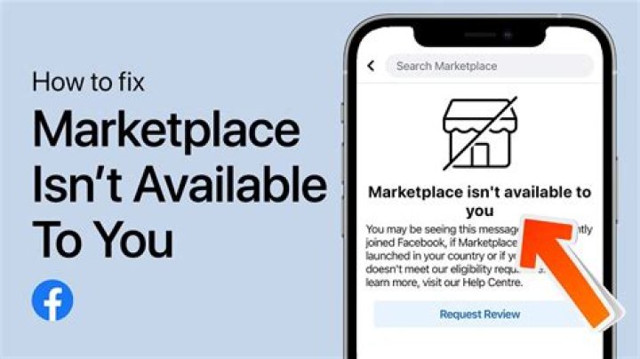 How to Fix / Solve Facebook Marketplace Isn’t Available To You - SarkariResult