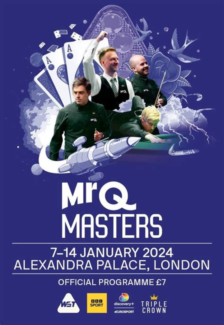 The Masters Snooker 2024 TV Schedule- When and Where to Watch? MrQ Masters Snooker 2024 Tickets, Dates, and Details. - SarkariResult