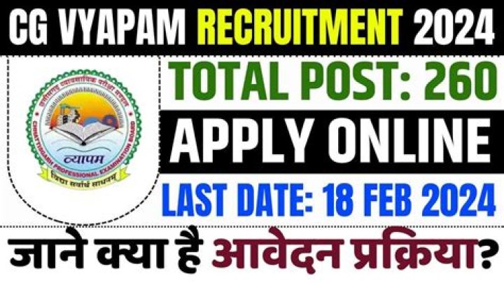 Vyapam Recruitment 2022 ( www.vyapam.nic.in Application Form 2022)